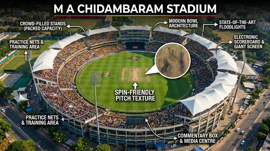 Overview of M. A. Chidambaram Stadium