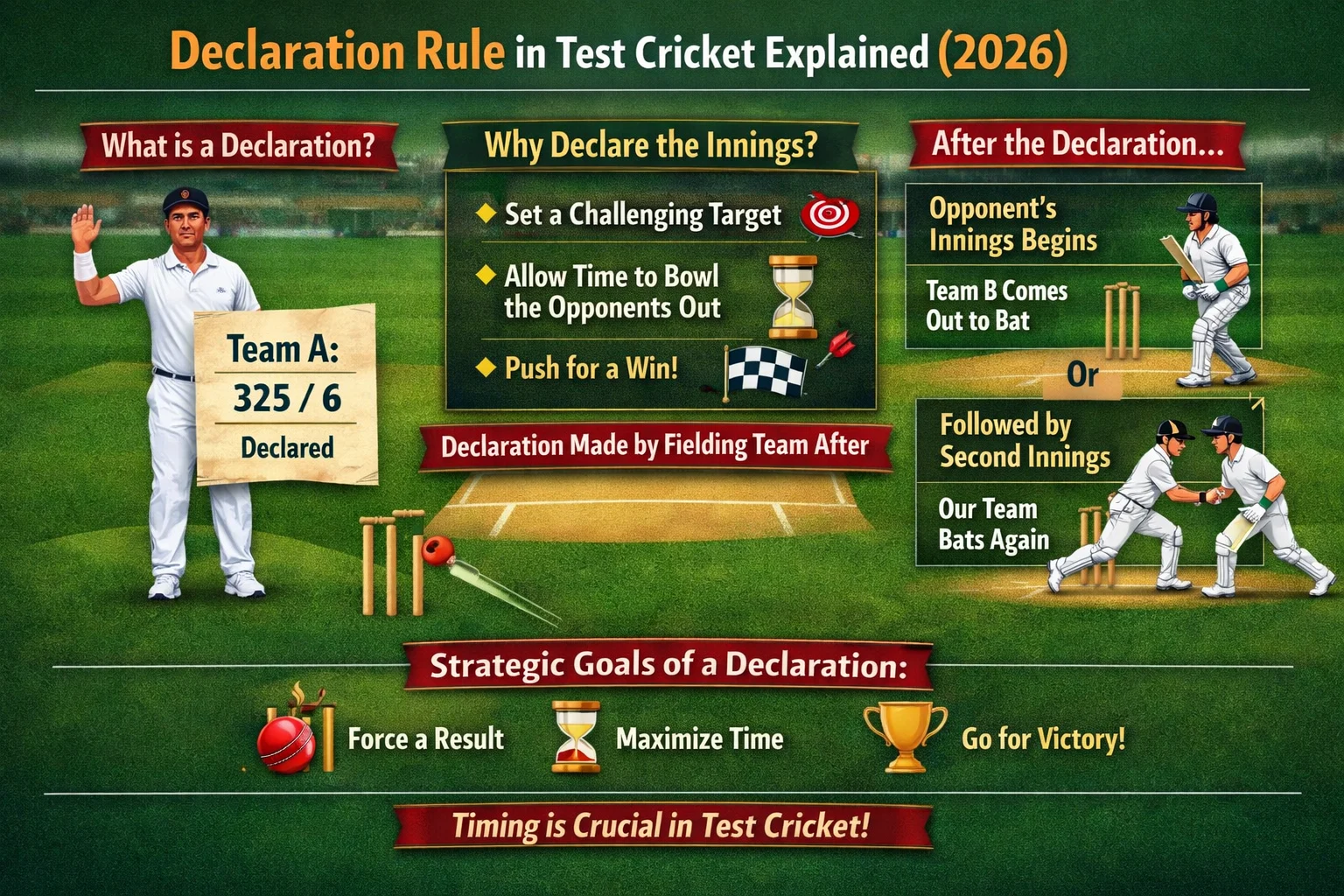 Declaration Rule in Test Cricket