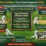 Follow On Rule in Test Cricket