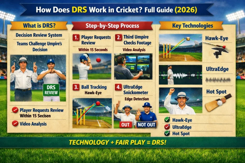 How Does DRS Work in Cricket