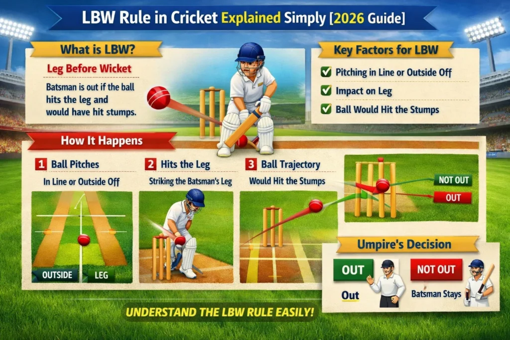 LBW Rule in Cricket