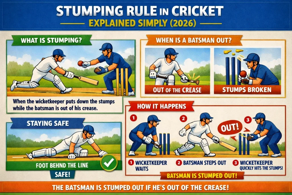Stumping Rule in Cricket