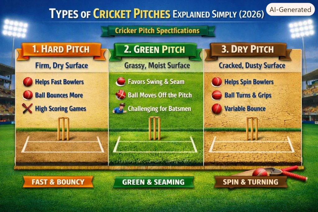 Types of Cricket Pitches