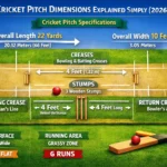 cricket pitch dimensions explained