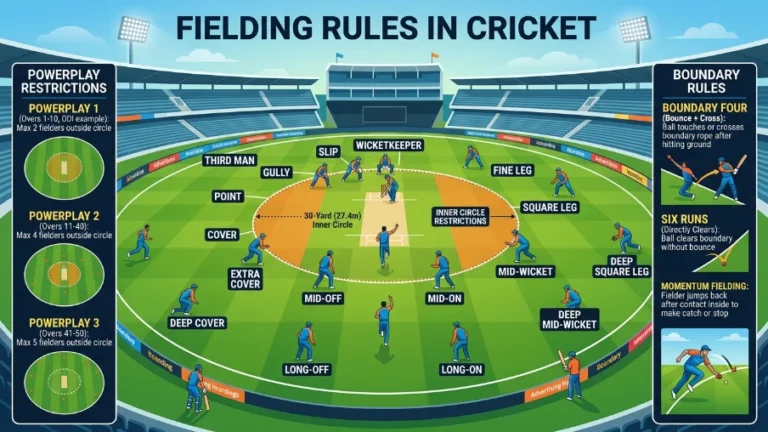 fielding rules in cricket