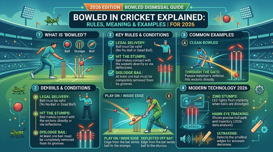Bowled in Cricket