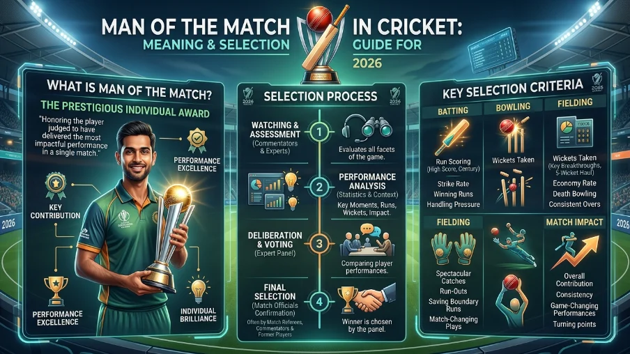 man of the match in cricket