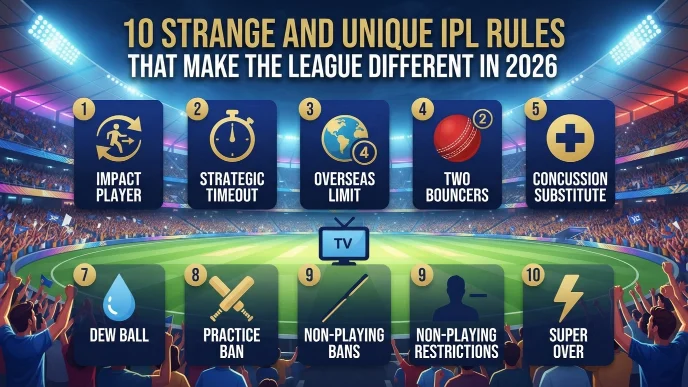 10 strange and unique ipl rules that make the league different 2026