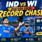 IND vs WI 2nd ODI 2026
