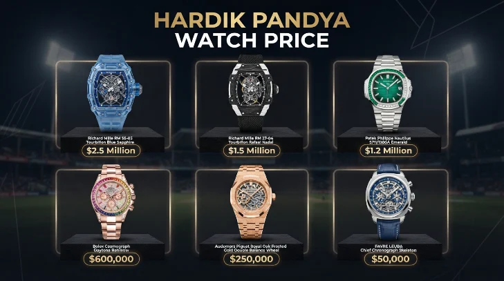 Hardik Pandya Watch Price | Complete Collection & Cost Guide (2026)