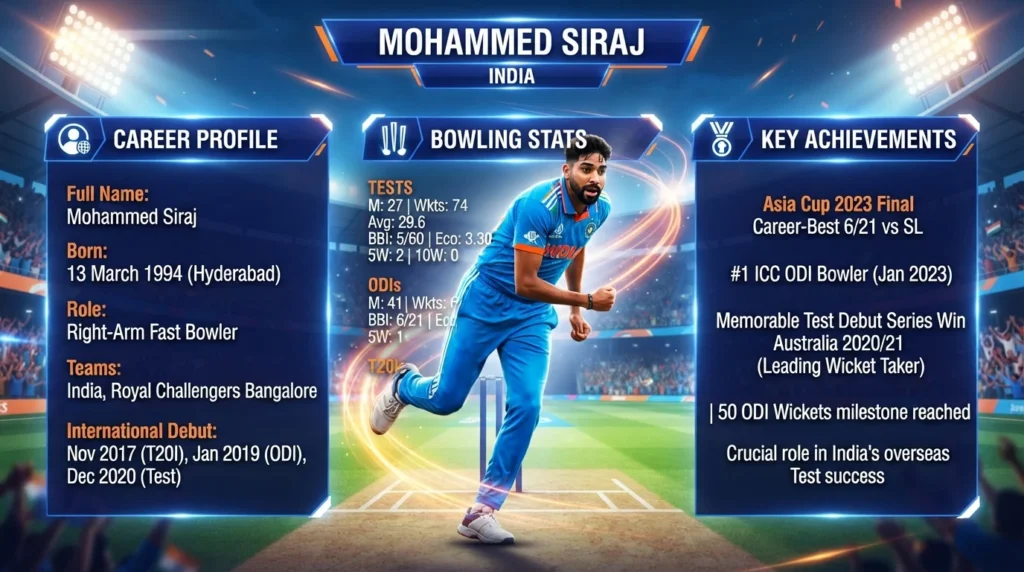 Mohammed Siraj