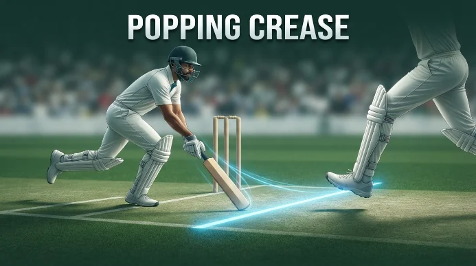 popping crease