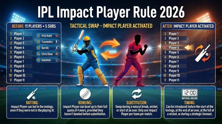 What Is Impact Player in IPL | Rule and Role 2026