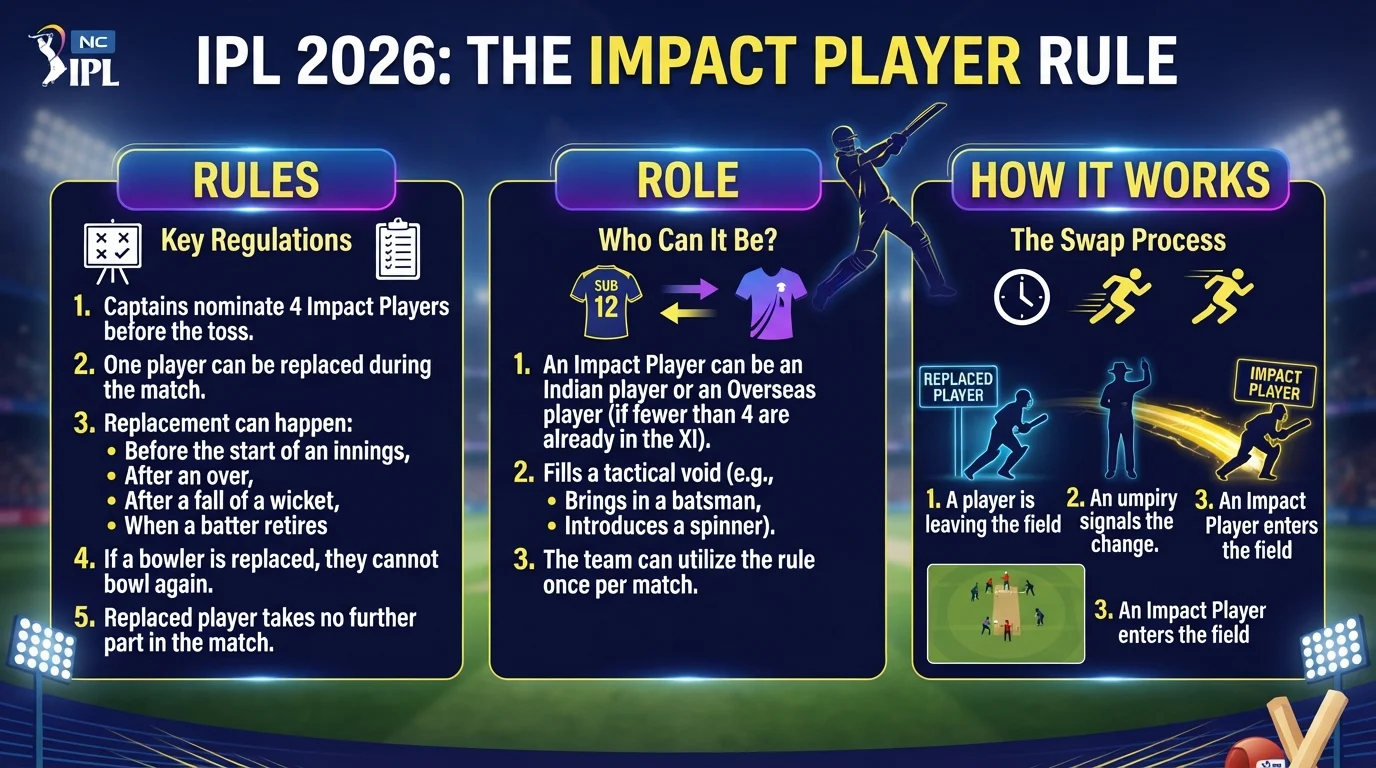what is impact player in ipl rule and role2026