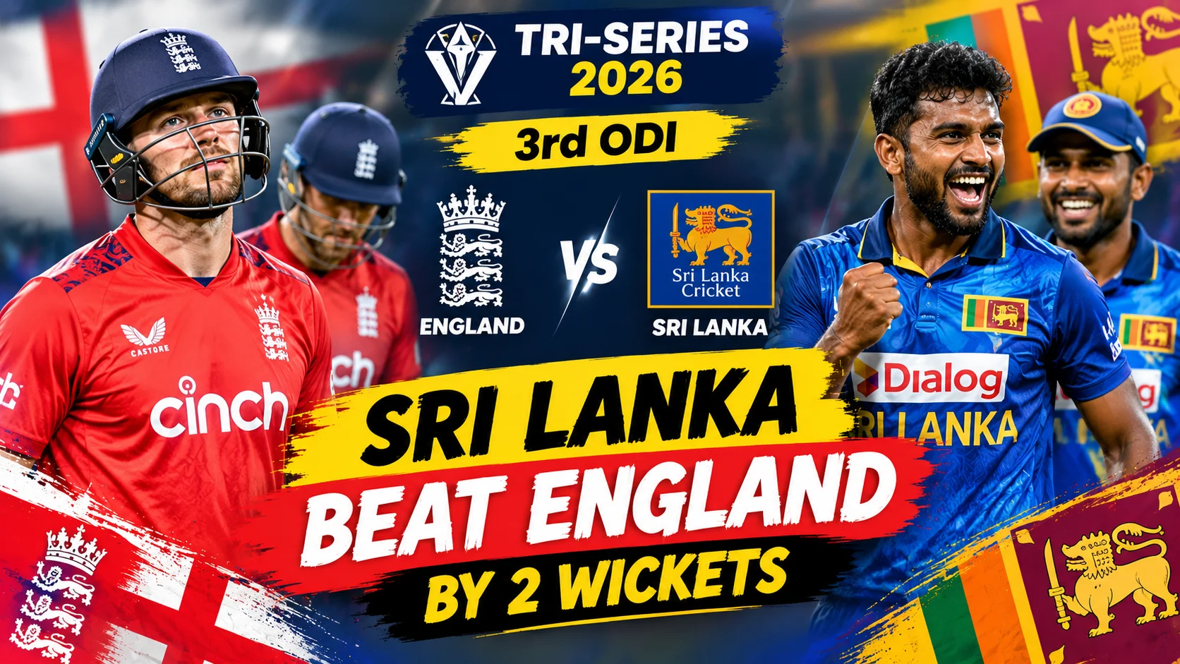 ENG vs SL 3rd ODI Tri-Series 2026