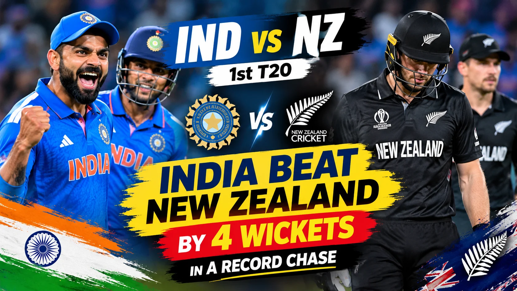 IND vs NZ 1st T20