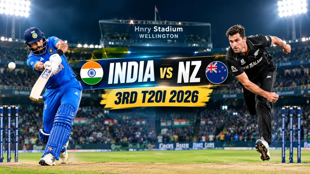 India vs New Zealand 3rd T20I 2026