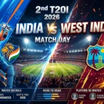India vs West Indies 2nd T20I 2026