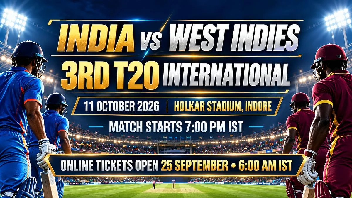 India vs West Indies 3rd T20I