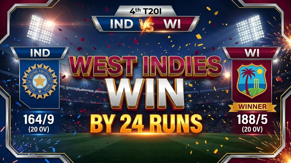 India vs West Indies 4th T20