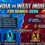 India vs West Indies T20 Series 2026