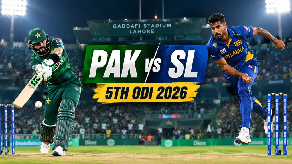 Pak vs Sri Lanka 5th ODI match 2026