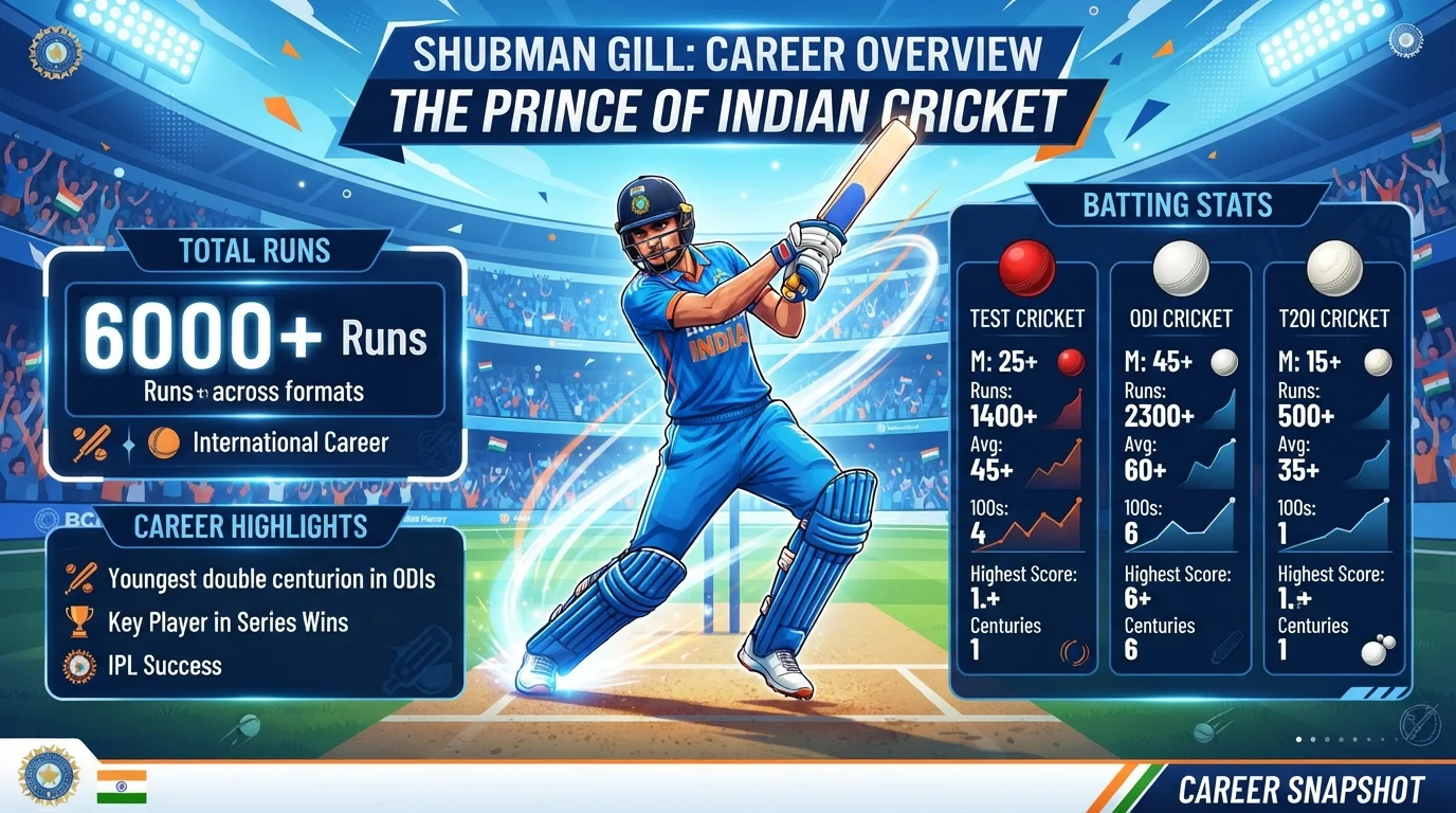 shubman gill stats